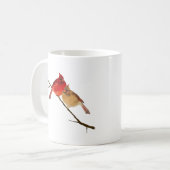 Mug cardinaux sur une branche (Devant gauche)