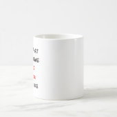 Mug cardio ou infirmière, génial (Centre)