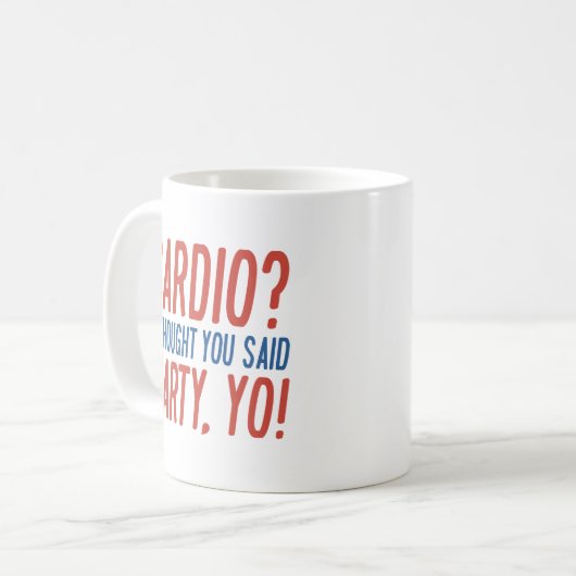 Mug Cardio Party Yo (Devant gauche)