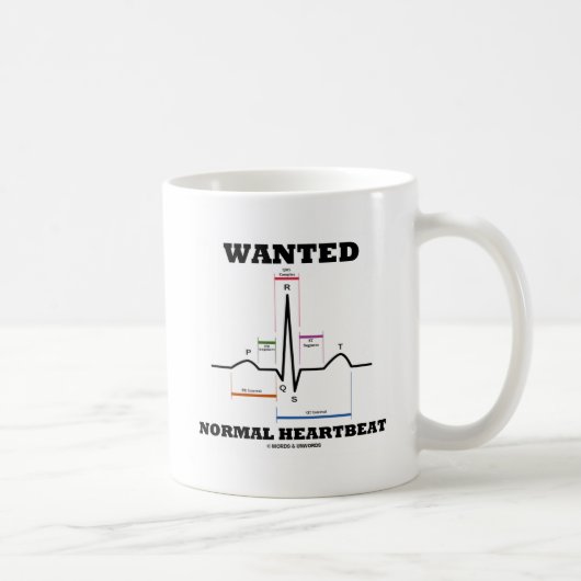 Mug Cardiologie normale Recherchée (électrocardiogramm (Droite)