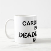 Mug Cardiologue Ninja mortel par nuit (Gauche)