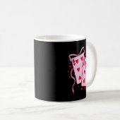 Mug Cards Valentine Meme 6 Coquette Bow Funny Gift Tee (Devant droit)
