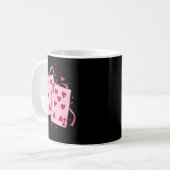 Mug Cards Valentine Meme 6 Coquette Bow Funny Gift Tee (Devant gauche)