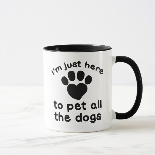 Mug Caressez Tous Les Chiens (Droite)