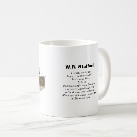 Mug cargo des Grands Lacs W.R. Stafford (Devant droit)