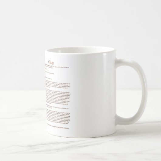 Mug Cari (signification (Ecosse) (Droite)