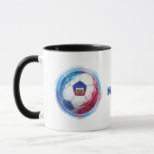 Mug Caribbean Futbol – Édition Haïti (Gauche)