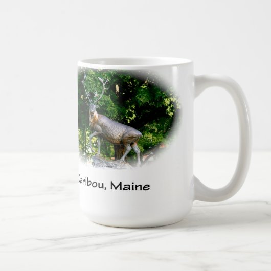 Mug Caribou, Maine - caribou en bronze (Droite)