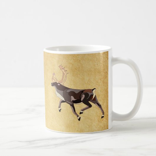 Mug Caribou/Reindeer d'art populaire (Droite)