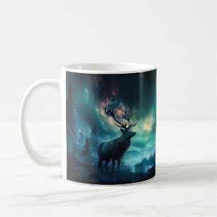 Mug Caribou Sous Les Lumières Du Nord