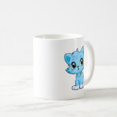 Mug Caricature adorable de chat (Devant droit)