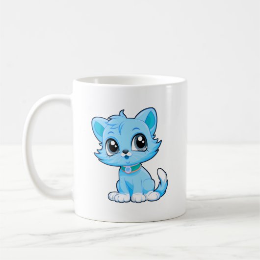 Mug Caricature adorable de chat (Gauche)