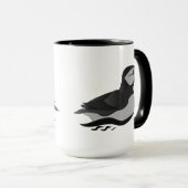 Mug Caricature adorable en nage de Puffin Atlantique (Devant droit)
