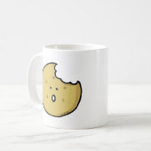 Mug Caricature amusante de biscuits avec une pointe (Devant gauche)