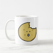 Mug Caricature amusante de biscuits avec une pointe (Gauche)