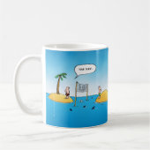 Mug Caricature amusante de Shark Volleyball (Gauche)