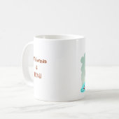 Mug Caricature amusante du pêcheur (Devant gauche)