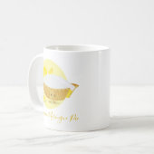 Mug Caricature Citron jaune citron meringue Personnage (Devant gauche)