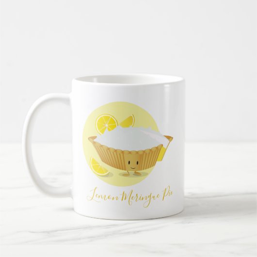 Mug Caricature Citron jaune citron meringue Personnage (Gauche)