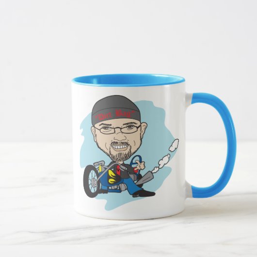 Mug caricature de bande dessinée (Droite)