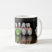 Mug Caricature de bowling (Devant droit)