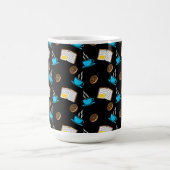 Mug Caricature de café et de beignets (Centre)