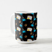 Mug Caricature de café et de beignets (Devant gauche)