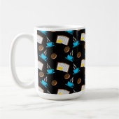 Mug Caricature de café et de beignets (Gauche)
