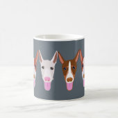 Mug Caricature de Chien Podenco gris (Centre)