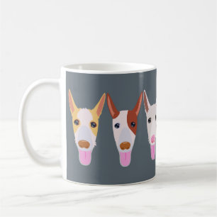 Mug Caricature de Chien Podenco gris