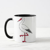 Mug Caricature de cigogne (Gauche)