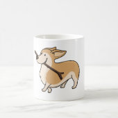Mug caricature de corgi w bâton (Centre)