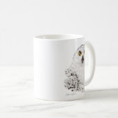 Mug Caricature de Harfang des neiges (Devant droit)