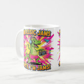 Mug Caricature de Jurassic Jams Dinosaur (Devant gauche)