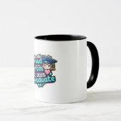 Mug Caricature de la maman 2025 (Devant droit)