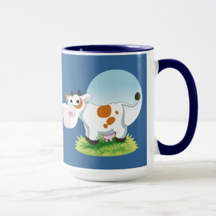 Mug Caricature de la vache folle