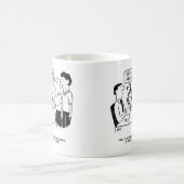 Mug Caricature de l'agence de rencontres. Drôle (Centre)