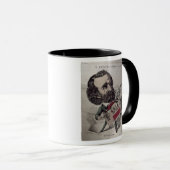 Mug Caricature de l'IL Maestro', de l'Italien (Devant droit)