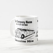 Mug Caricature de location de limousine (Devant gauche)