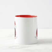 Mug Caricature de Noël pour la jeune femme (Centre)