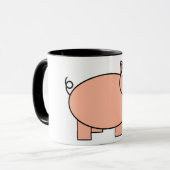 Mug Caricature de porc (Devant gauche)