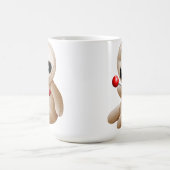 Mug Caricature de poupée vaudou en amour (Centre)