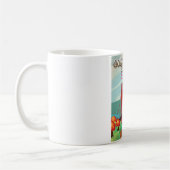 Mug Caricature de voyage de Golden Gate Bridge en Cali (Gauche)