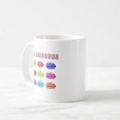 Mug Caricature des Macarons (Devant gauche)