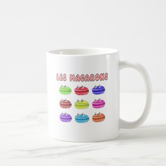 Mug Caricature des Macarons (Droite)