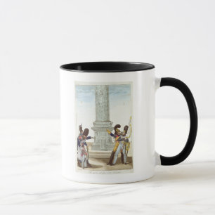 Mug caricature des soldats chez le Colonne Vendome