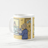 Mug Caricature d'évaluation de l'endommagement ou de l (Devant gauche)