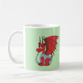 Mug Caricature Dragon Rouge (Gauche)