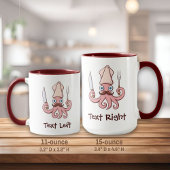 Mug Caricature du chef calmar
