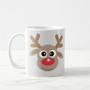 Mug Caricature en gris argenté